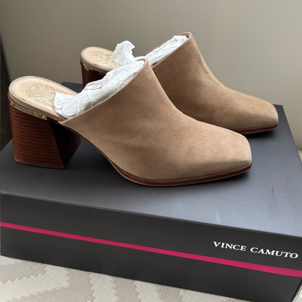 Vince Camuto Suede Mules